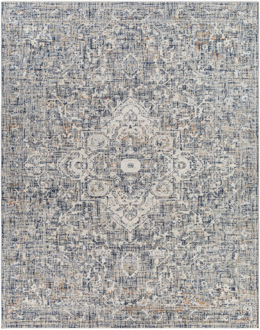 Buguey Blue & Gray Area Rug - Clearance
