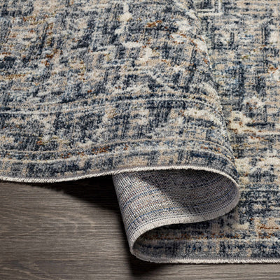 Buguey Blue & Gray Area Rug - Clearance