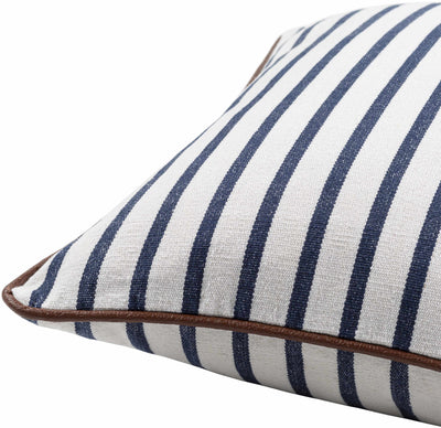 Morong Classic Navy Striped Lumbar Pillow - Clearance