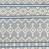 Brothers Blue Wool&Cotton Rug - Clearance