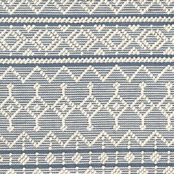 Brothers Blue Wool&Cotton Rug - Clearance