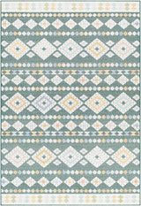 Metta Medium Green Area Rug