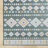 Metta Medium Green Area Rug