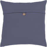 Muscadine Denim Button Throw Pillow