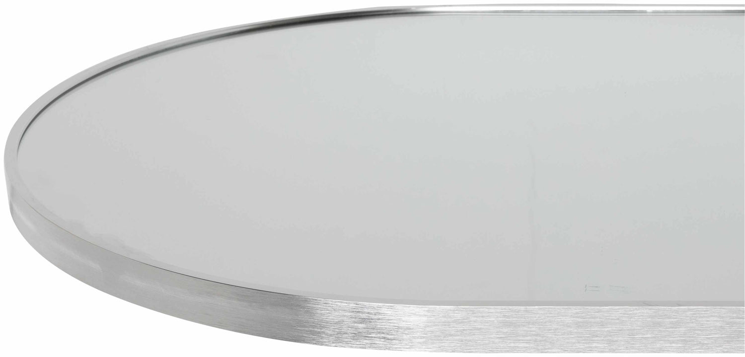 Marmelete Carved Silver Gray Mirror