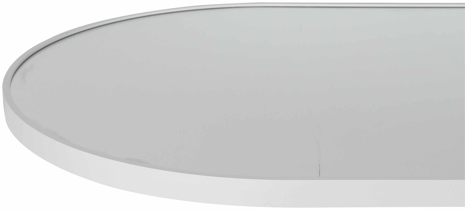 Marmelete Carved White Mirror