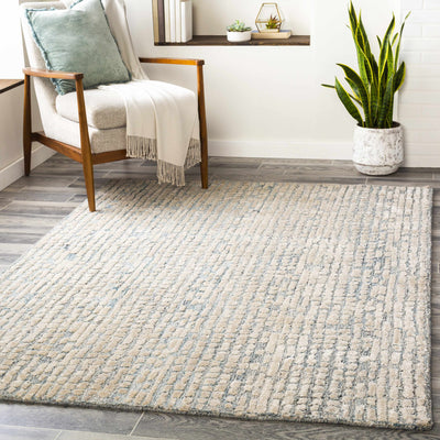 Emison Off-White Viscose&Wool Carpet