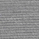 Close-up of the hand woven Mulgoa Area Rug. Gray and white wool rug with a contemporary horizontal stripe pattern. Swatch