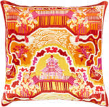 Mulino Orange&Yellow Pagoda Throw Pillow - Clearance
