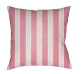 Kids Pink Princess Print Decorative Nursery Outdoor Throw Pillow