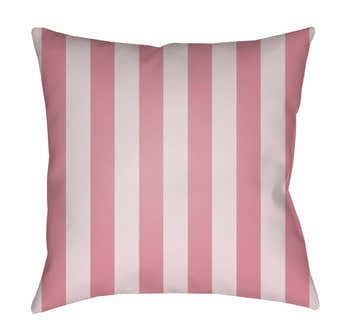 Kids Pink Princess Print Decorative Nursery Outdoor Throw Pillow