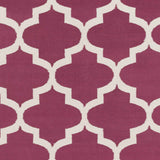 Muskogee Hand Woven Magenta Lattice Rug - Clearance