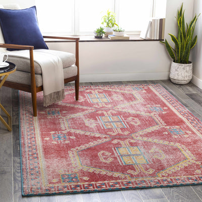 Eastland Red Traditional Area Rug - Clearance