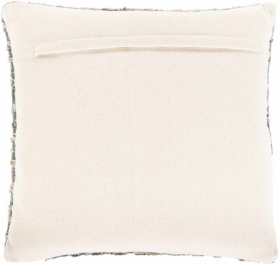 Nambour Gray Geometric Textured Accent Pillow - Clearance