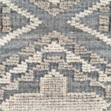 Nambour Gray Geometric Textured Accent Pillow - Clearance