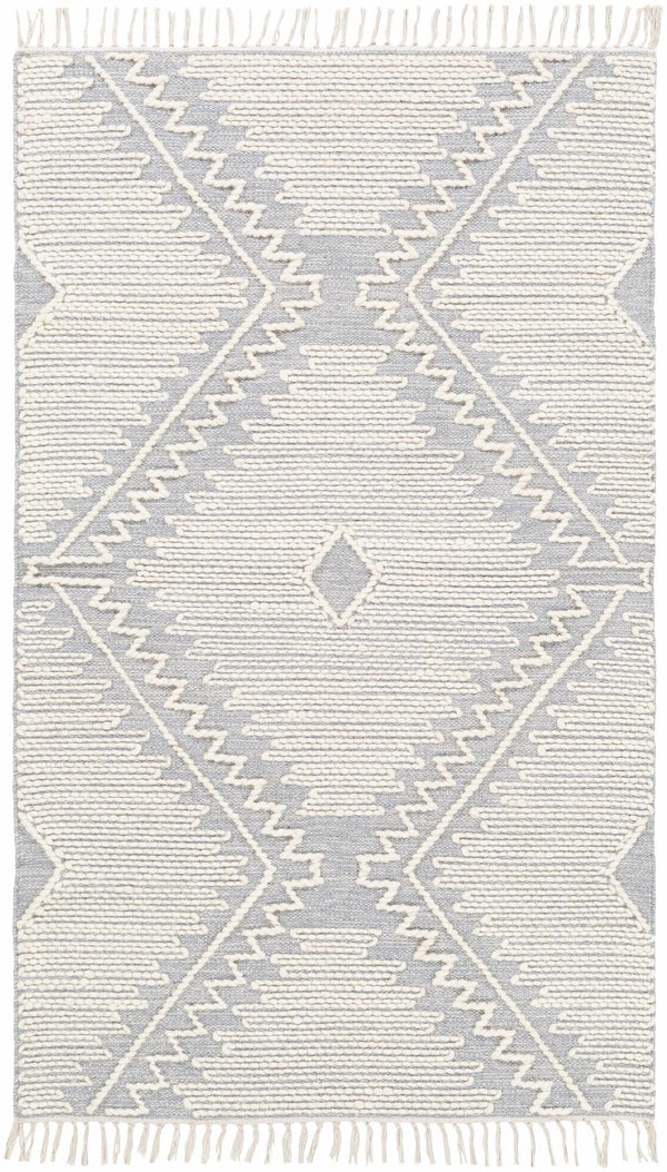 Naranjito Cream/Slate Trellis 2x3 Rug - Clearance