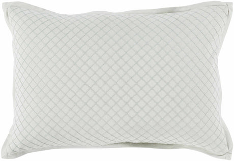 Naremburn White Diamond Pattern Accent Pillow - Clearance
