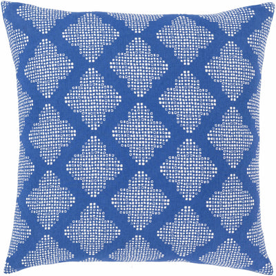 Naselle Blue Geometric Square Throw Pillow - Clearance