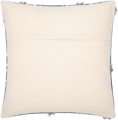 Natubleng Blue&Camel Geometric Throw Pillow - Clearance