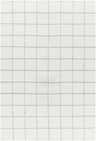 Close-up of the hand woven Nissa White Gray Checkered Wool Rug, featuring a light silver and off white farmhouse design. Design-Rectangle-576