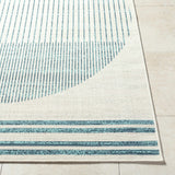 Nabil Slate Blue Area Rug - Clearance