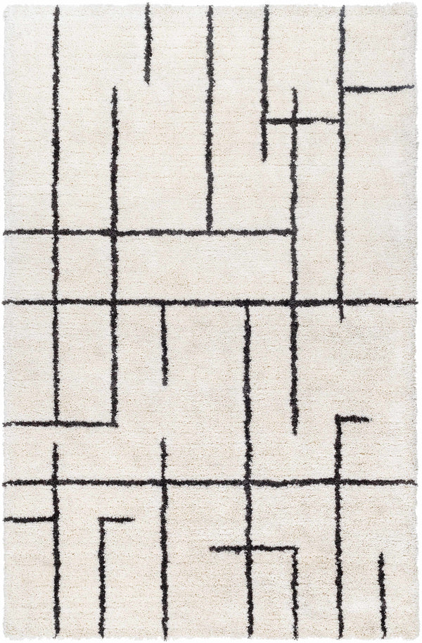 Xenos White Maze Plush Carpet