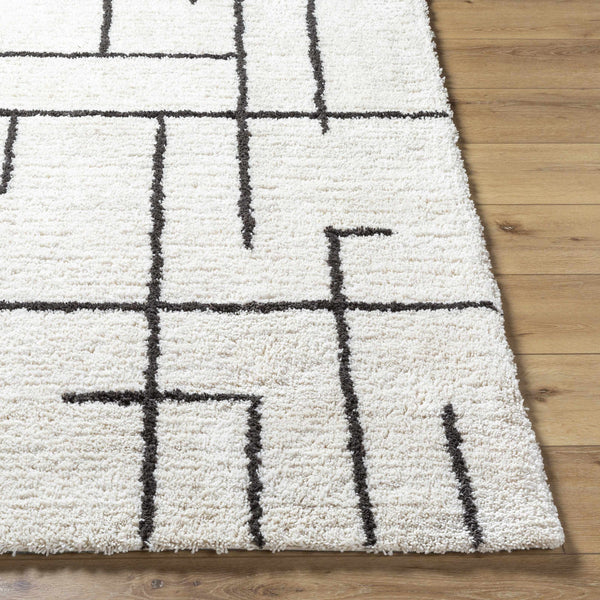 Xenos White Maze Plush Carpet