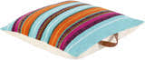 Anca Vibrant Striped Square Throw Pillow - Clearance