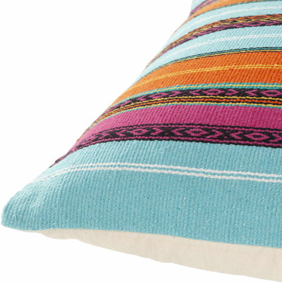 Anca Vibrant Striped Square Throw Pillow - Clearance