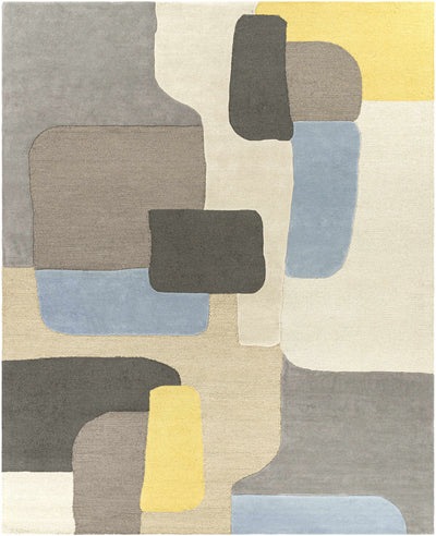 Indialantic Modern Wool Rug