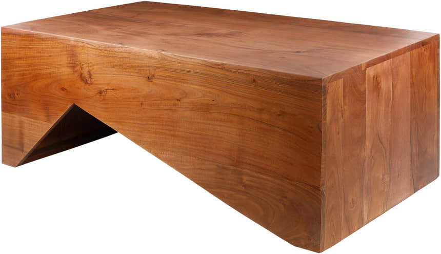 Aumbay Walnut Wooden  Coffee Table