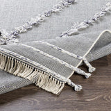 Needville Gray High-Low Rug - Clearance