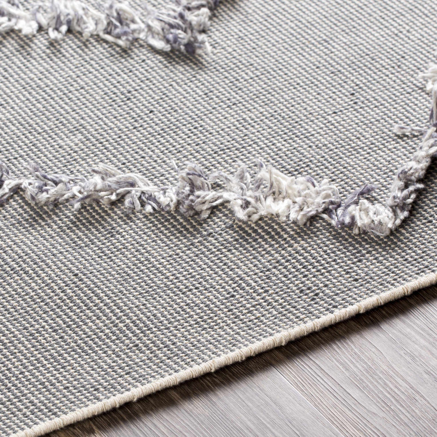 Needville Gray High-Low Rug - Clearance