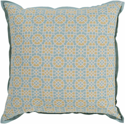 Nehalem Aqua Geometric Accent Pillow - Clearance