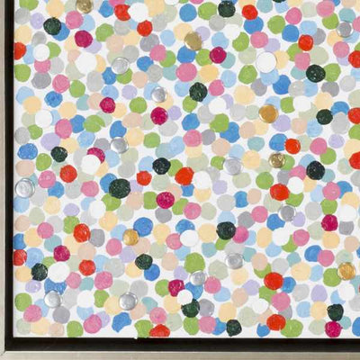 Nelse Multicolor Polka Dot Pattern Wall Art