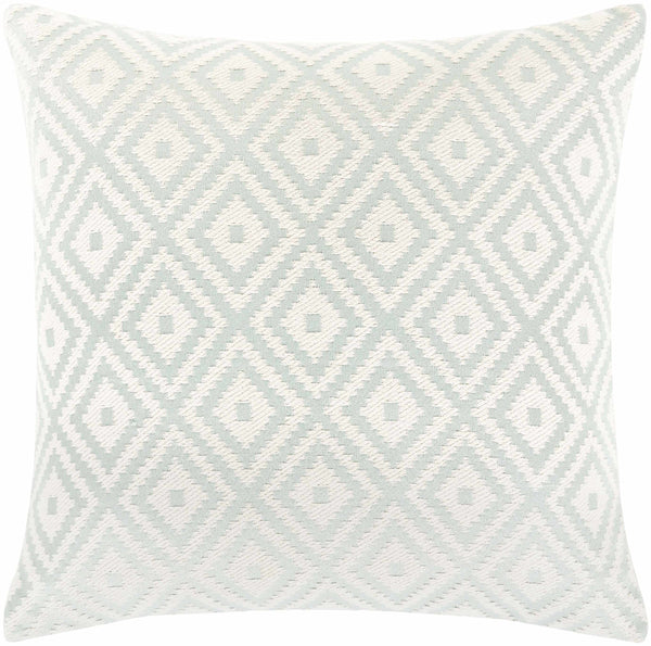 Nenita Neutral Diamond Pattern Accent Pillow - Clearance