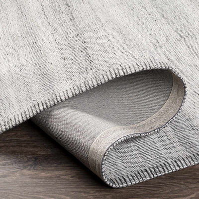 Nettleham Silver Viscose Rug - Clearance