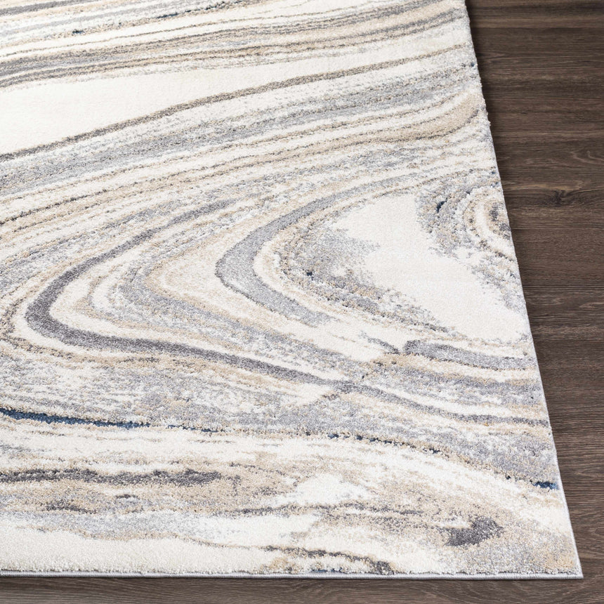 Nillumbik Gray Marble Design Rug