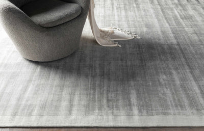 Niota Light Gray Sheen Viscose Carpet - Promo