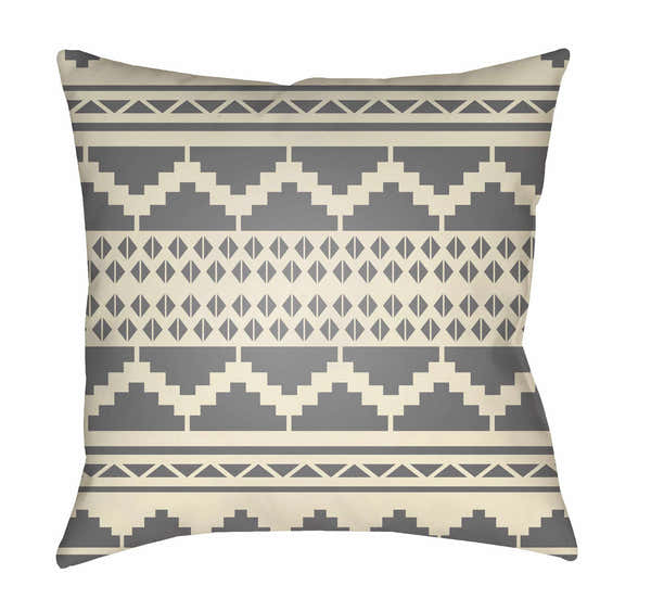 Hoku Cream Outdoor Throw Pillow