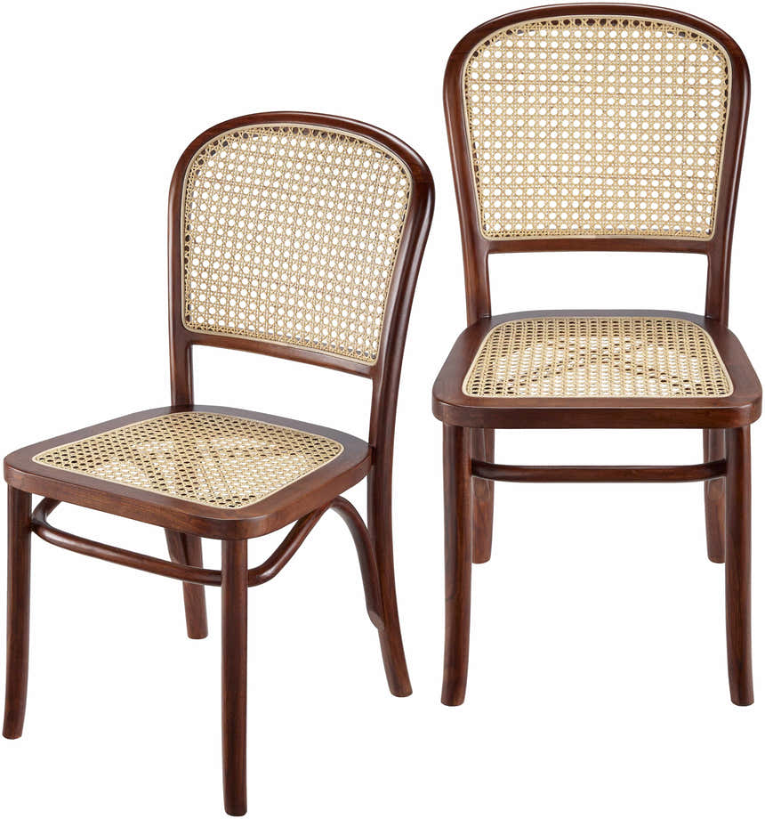 Namiquipa Vintage Woven Cane Dining Chair