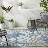 Nasha Pale Blue Area Rug - Clearance