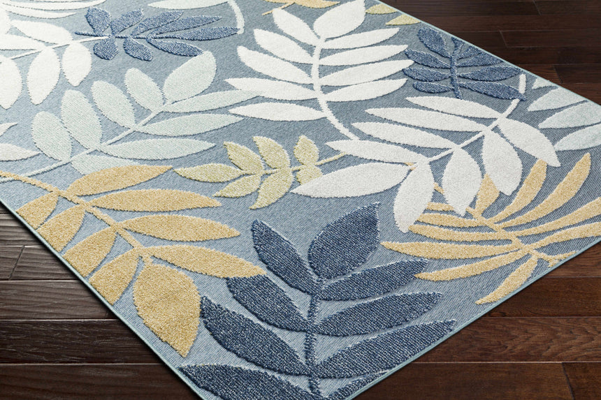 Nasha Pale Blue Area Rug - Clearance