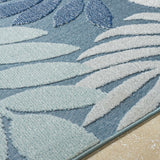 Nasha Pale Blue Area Rug - Clearance