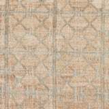 Rice Dusty Sage Fringed Jute Carpet