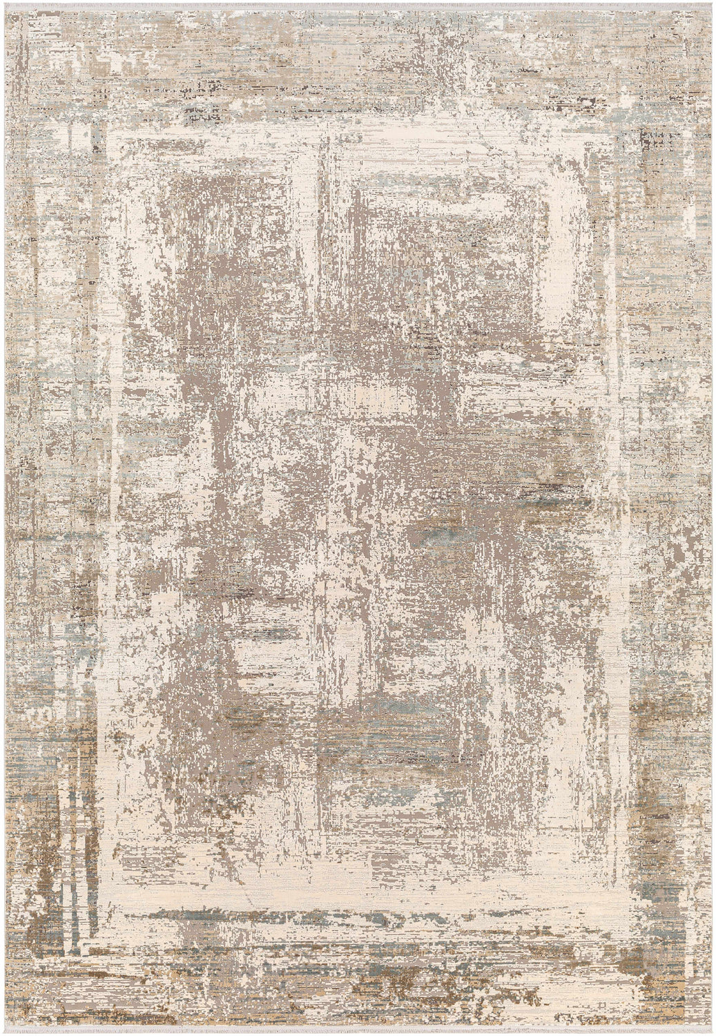 Nori Luxury Fringed Faux Silk Rug