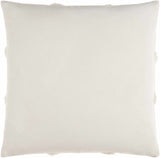 Noud Cream Square Throw Pillow