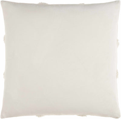 Noud Cream Square Throw Pillow