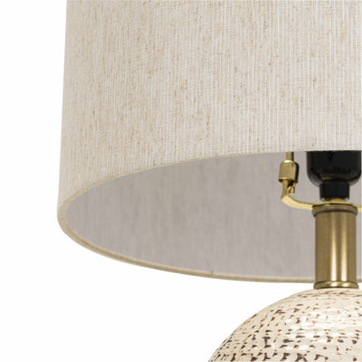 Napoles Beige Ceramic Textured Table Lamp