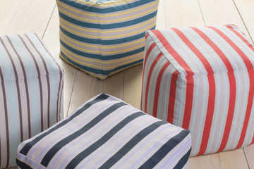 Nieuwoord Navy Outdoor Pouf